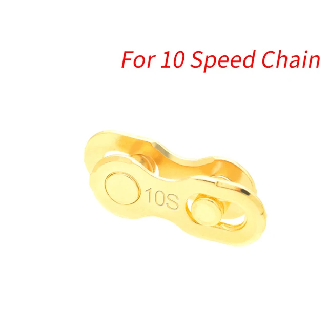 1pair 10 Speed Gold