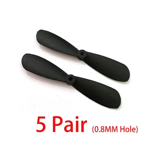 10pcs 46mm 4.6cm 0.8mm 1.0MM CW CCW AB Props Propellers Main Blades fit 716 615 720 Coreless Motor For Airplan Drone (5 Pair)