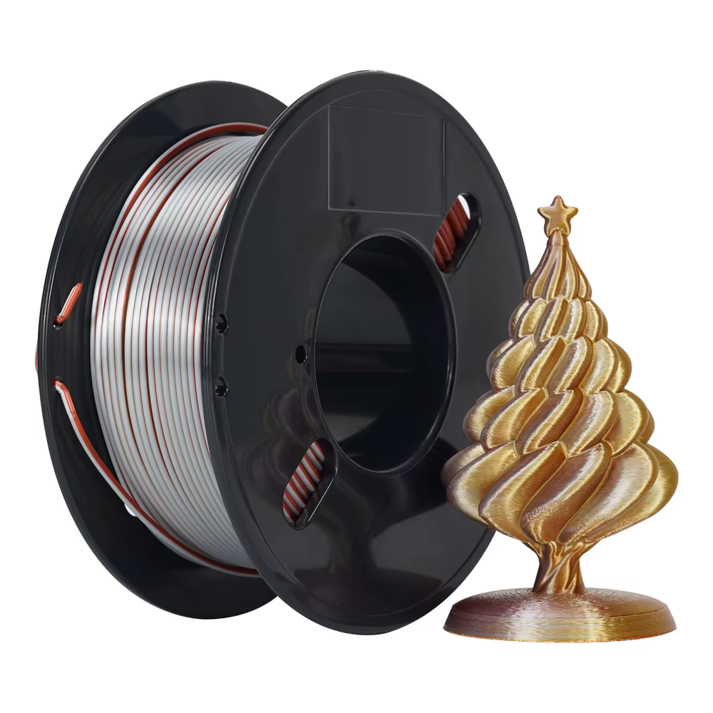 Golden silver copper