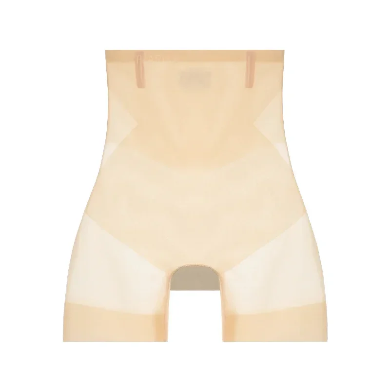 Customizable Ice Silk Tummy Control Panties High Waisted Underwear Shorts Ultra Thin Slimming Women Silky Smooth Shapewear