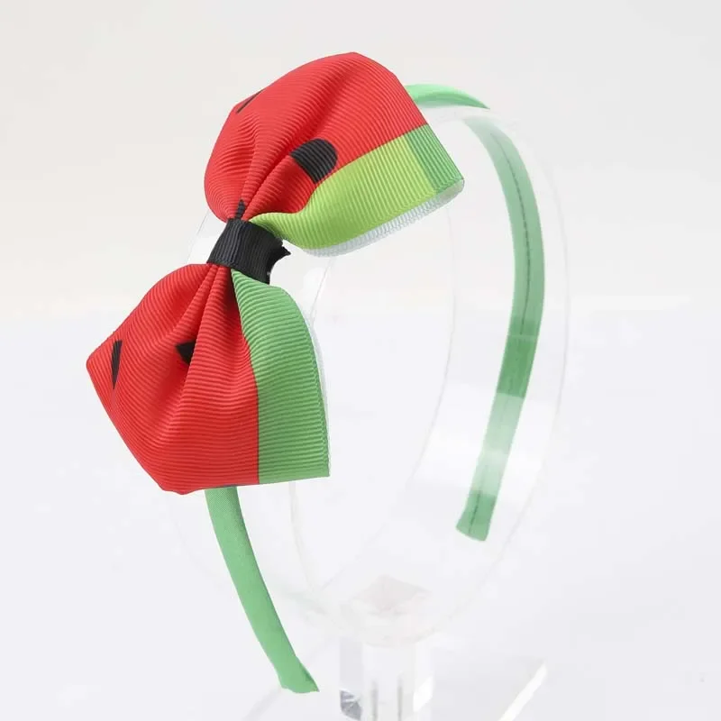 Oaoleer Fashion Fruits Headband Cute Girls Watermelon Ice Cream Hairbands Hair Hoop Princess Hair Band Headwear Hair Accessories