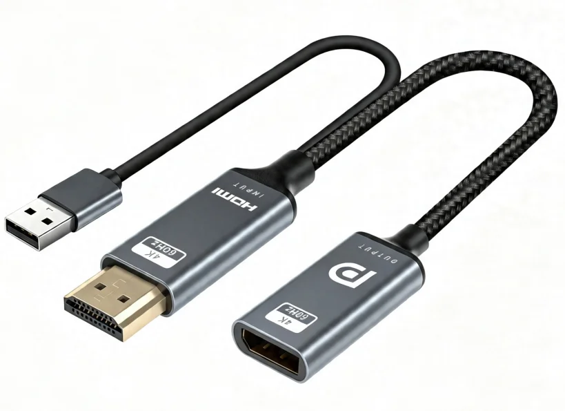 HDMI to DP withPower