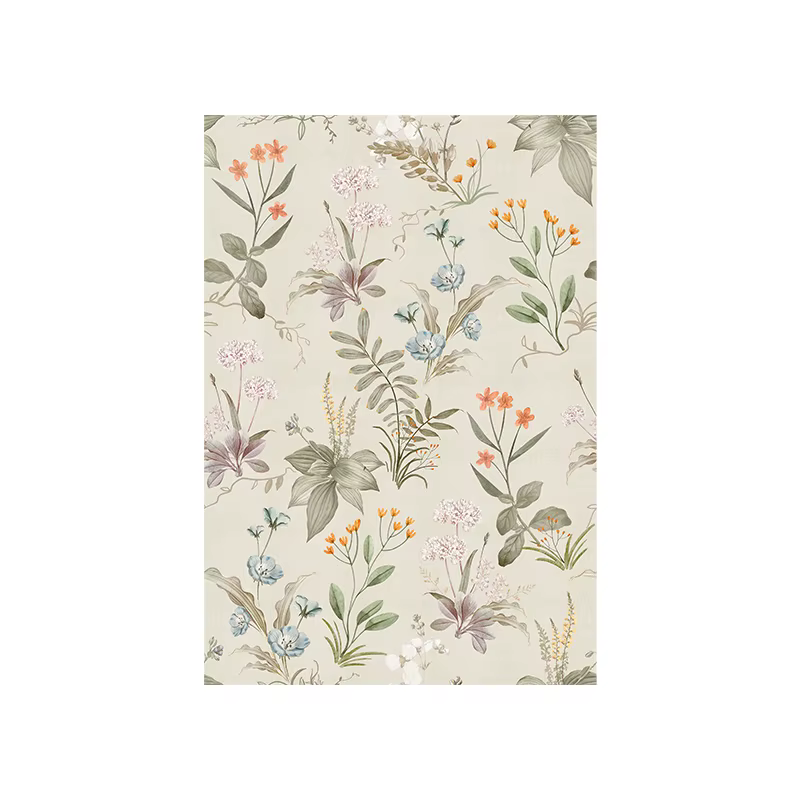 Crush Floral Peel And Stick Wallpaper Elegant Self-adhesive PVC Home Decoration Retro Leaf Waterproof Furniture Cabinet Sticker