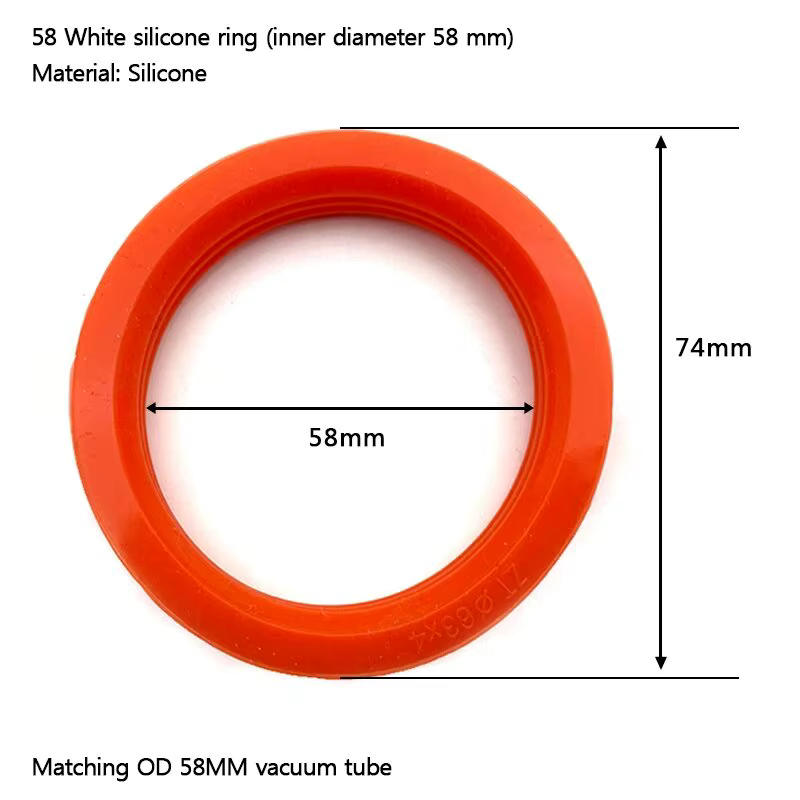 58mm Silicone Red