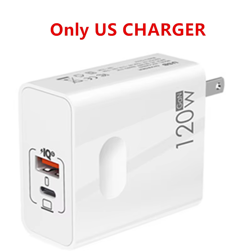 120W USB C Gan Super Fast PD Charger For Laptop Tablets iPhone 15 iPad Poco OPPO Samsung Xiaomi USB Quick Charging Adapter