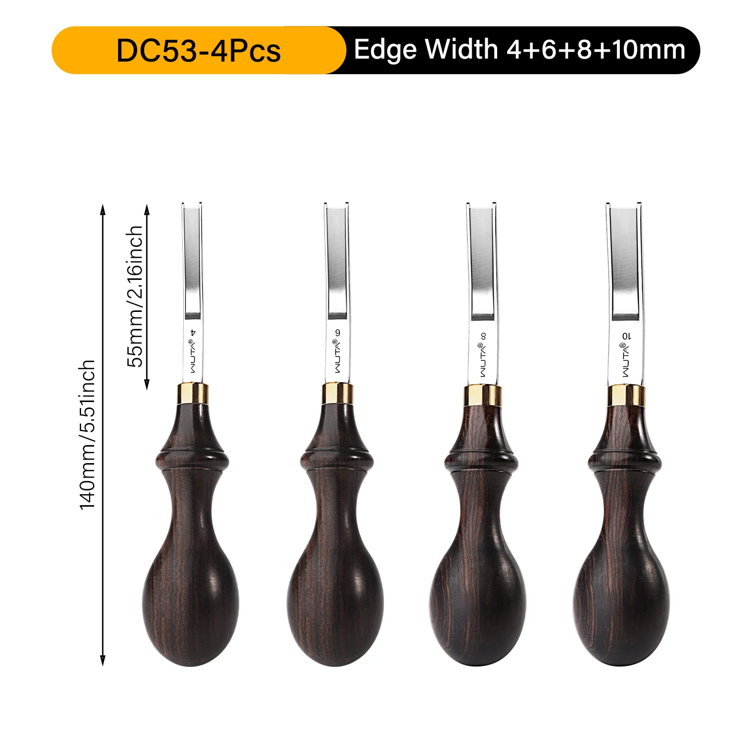 DC53 steel 4size set