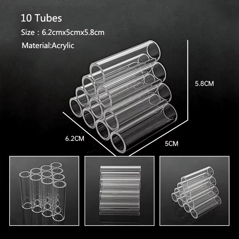 Acrylic Ten Tubes