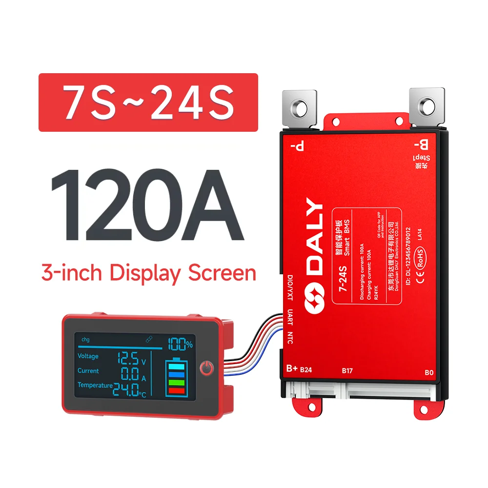 7S-24S 120A BMS LCD