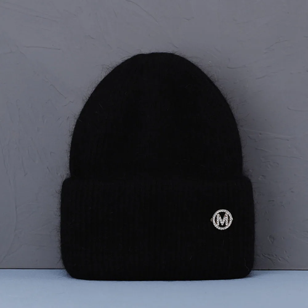 black with M