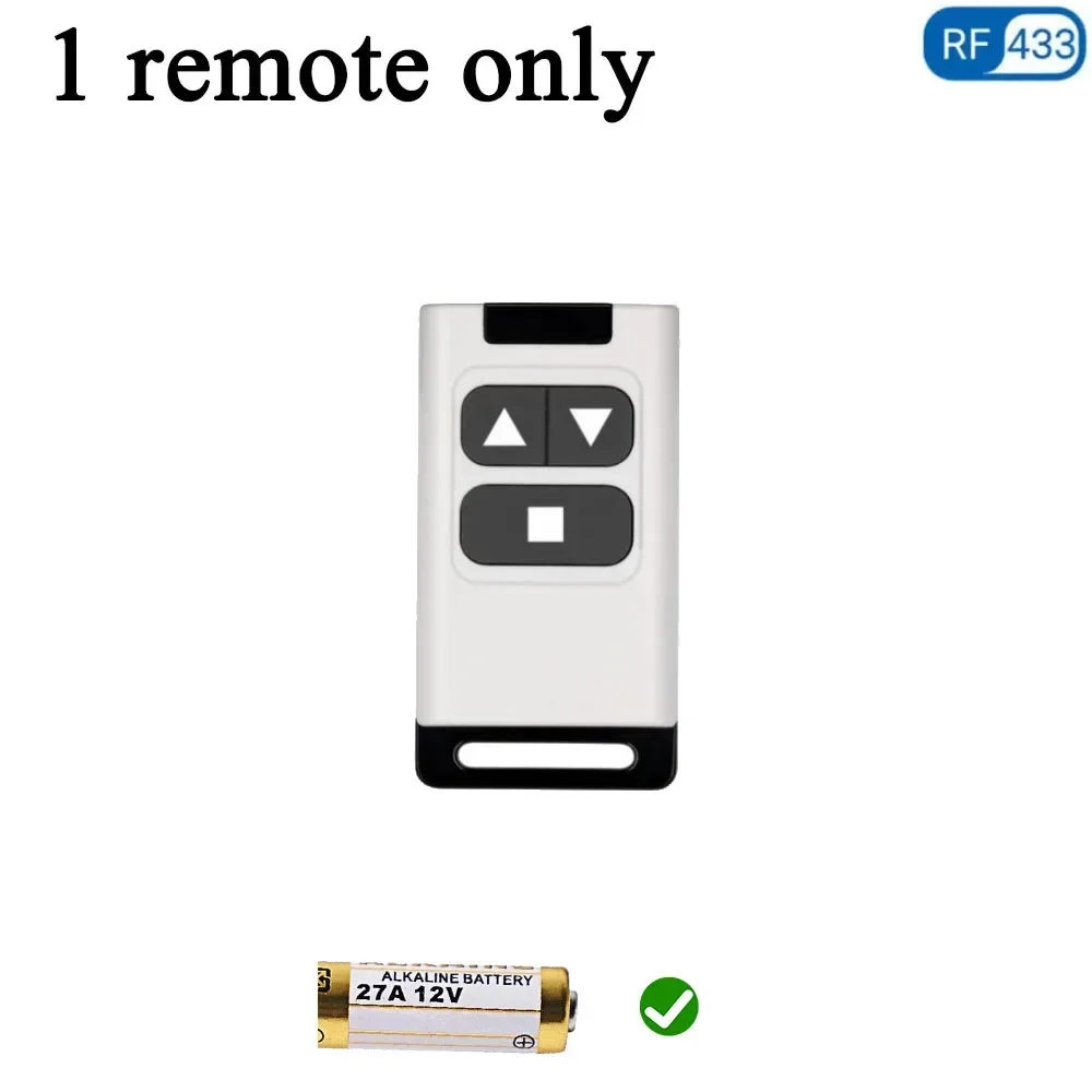 Tedeligo Wireless 433MHz AC 110V 220V Curtain Gate Garage Awning Motor Blinds Remote Control Switch Opener,Support Manual Switch