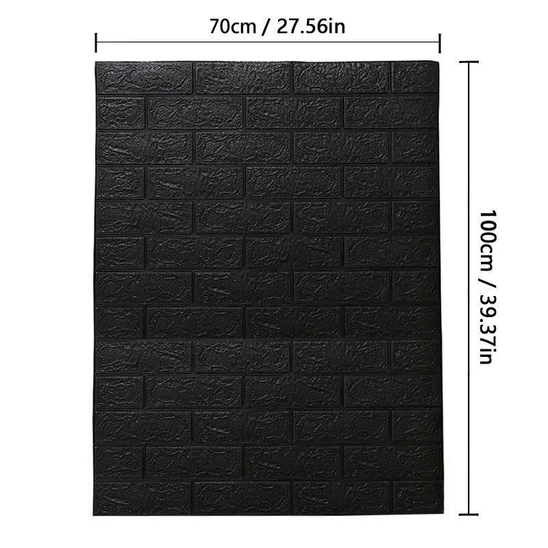 70cm*200cm Background Wall Panels Decoration for Living Room Waterproof Kitchen Brick Pattern DIY Wallpaper Bedroom Home