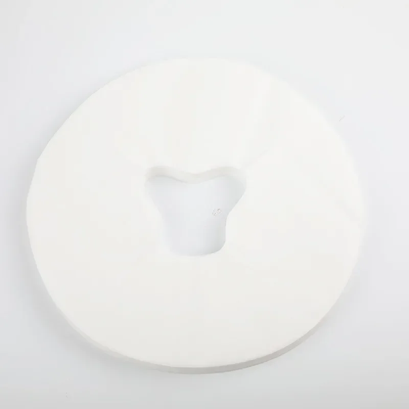 100Pcs Disposable Massage Table Sheets Headrest Pads Face Pillow Cover Cushion Cover Massage Face Cradle Table Head Rest Covers