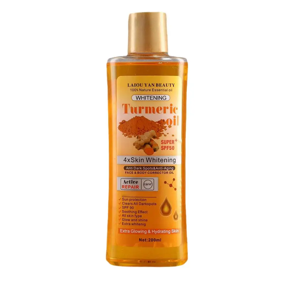 200ml Turmeric Essential Oil For Face & Body Moisturizing And Hydrating Natural Oil Skin Care Smoothing Face Care