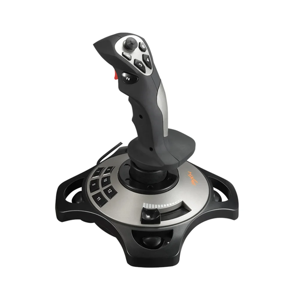 PXN-2113 Pro Joystick Flight Simulator Gamepad Controller PC Flight Simulation Cockpit Stick for PC/Desktop Game Accessories
