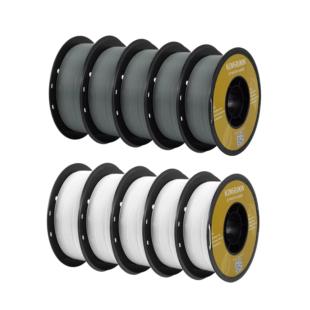 PLA 5 Gray 5 White