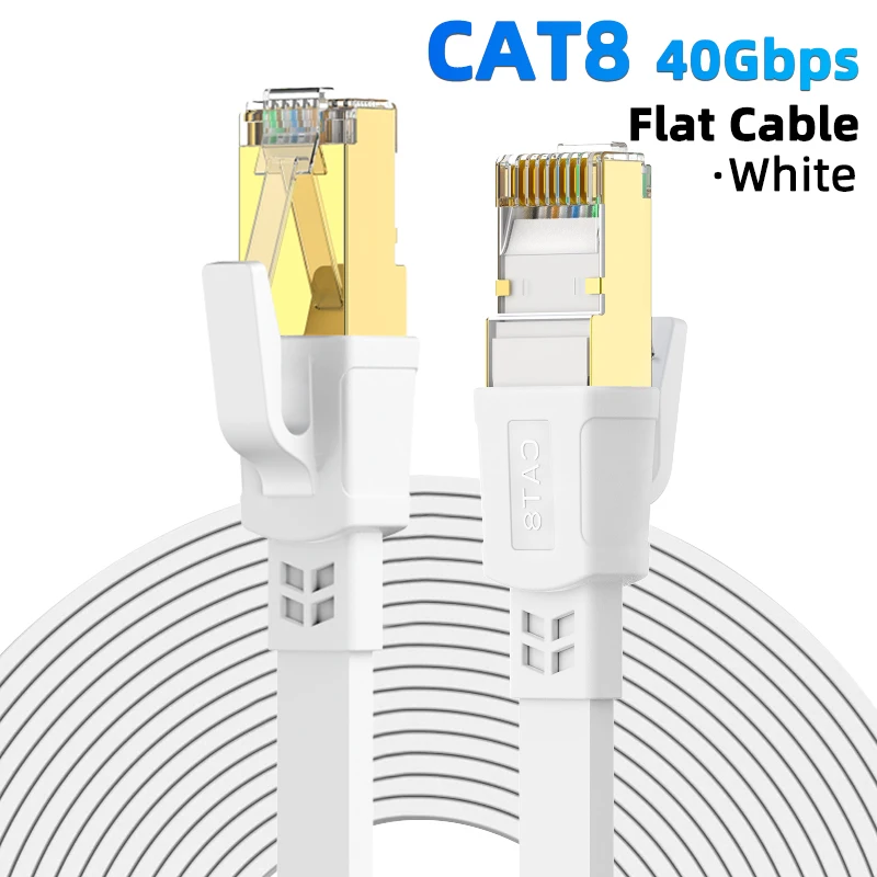 PVC-Flat Cable-White