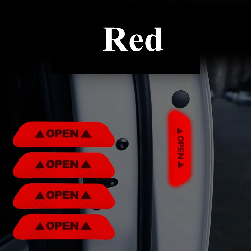 4Pcs RED