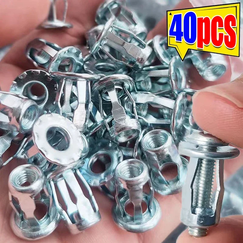 Jack Nuts Screw Petal Screw Anchors Petal Expansion Plugs for Curtain Expansion Clamp Petal Rivet Lock Bolt Board Wall Fasteners