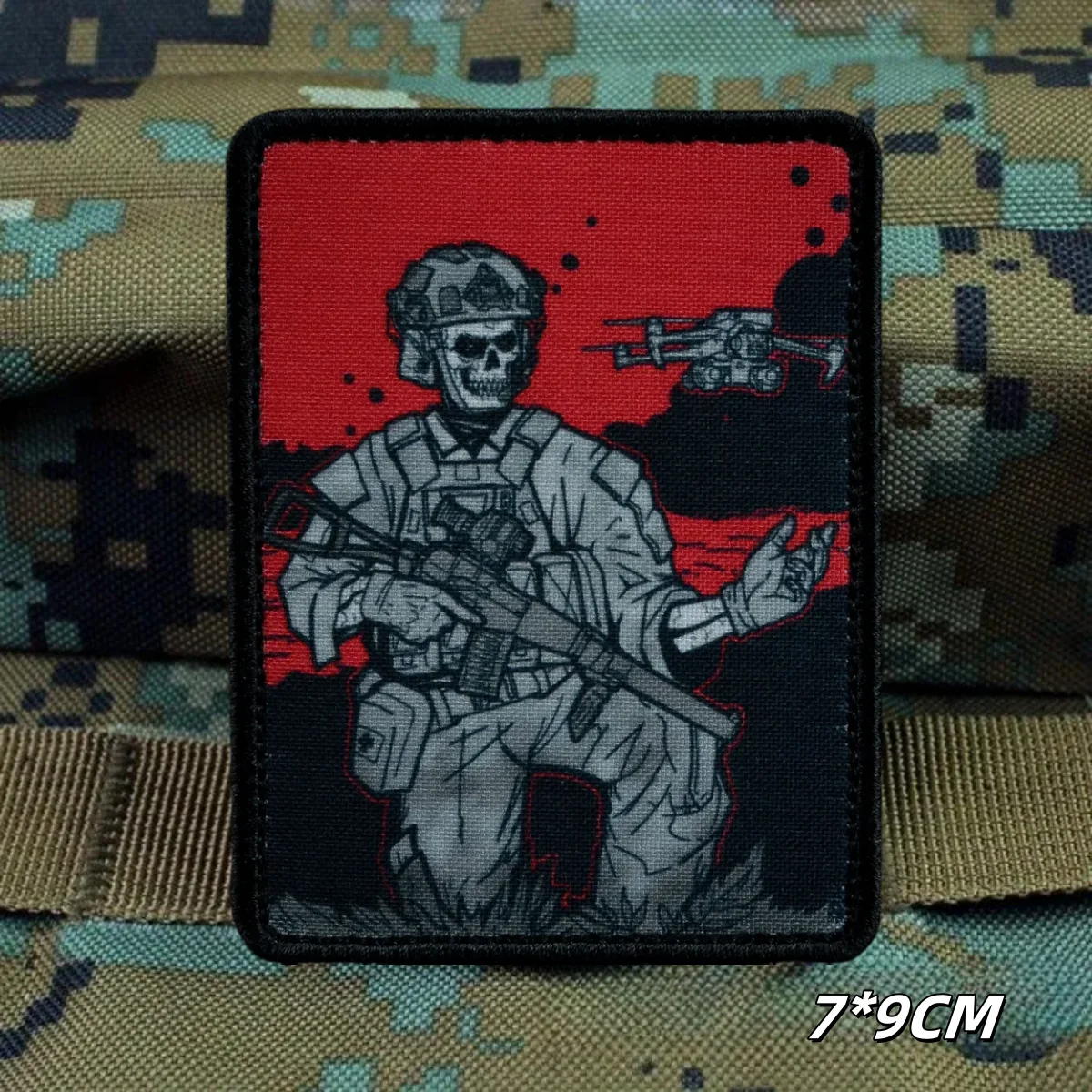 Sexy Beauty Morale Tactical Badge "Uprising" Hook&Loop Printed Armband Military "Attackers" Army Drones Armband Backpack Sticker