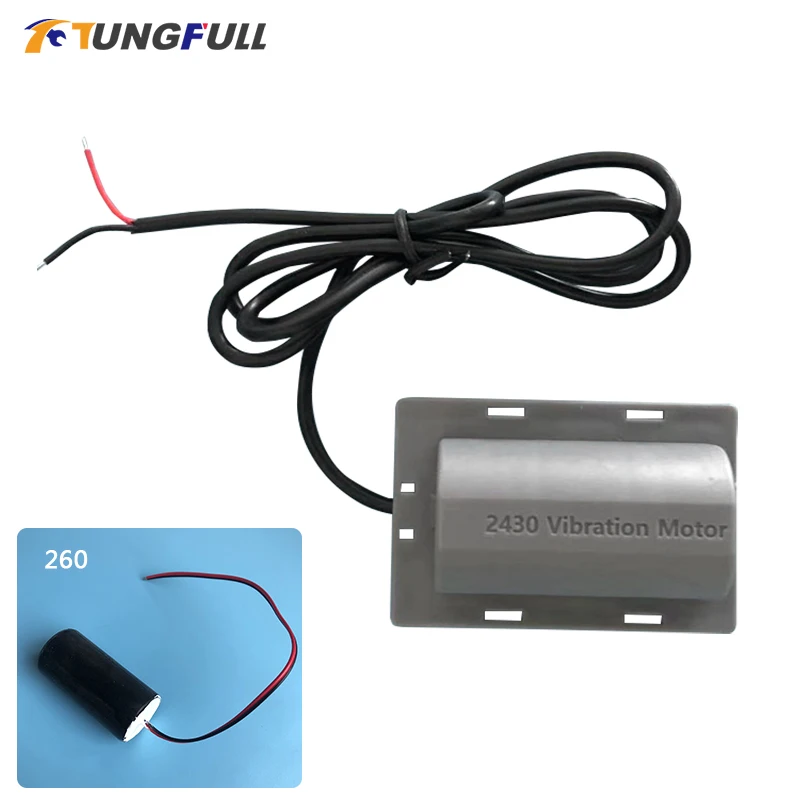DC12V 4500RPM 2430 Frog Feeding Motor Massage Belt Chair Pillow Vibration Motor Waterproof 260 4200RPM Micro Vibrating Motor