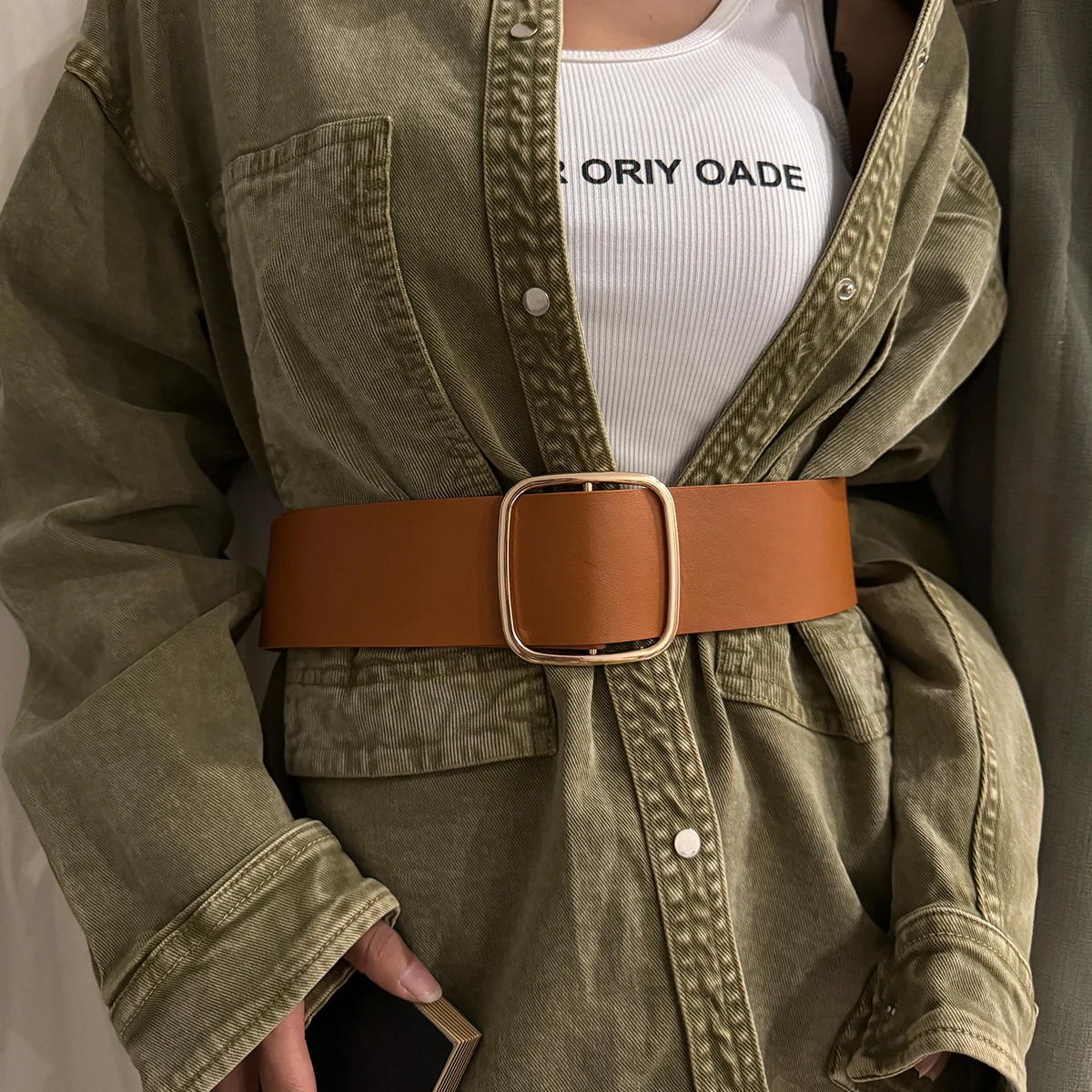 Plus Size Corset Belt Female Waist Wide Waistband Designer Belts For Women High Quality Big Dress Strap No Pin Coat Belt