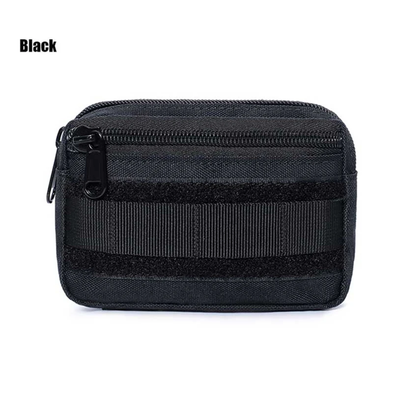 Double Layer Military EDC Pack Men Tactical Molle Waist Belt Oxford Hip Pouch Fanny Pack Camping Hunting Accessories Utility Bag