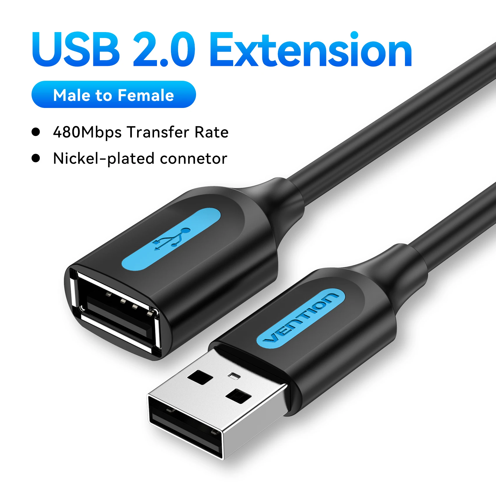 480Mbps-PVC Black