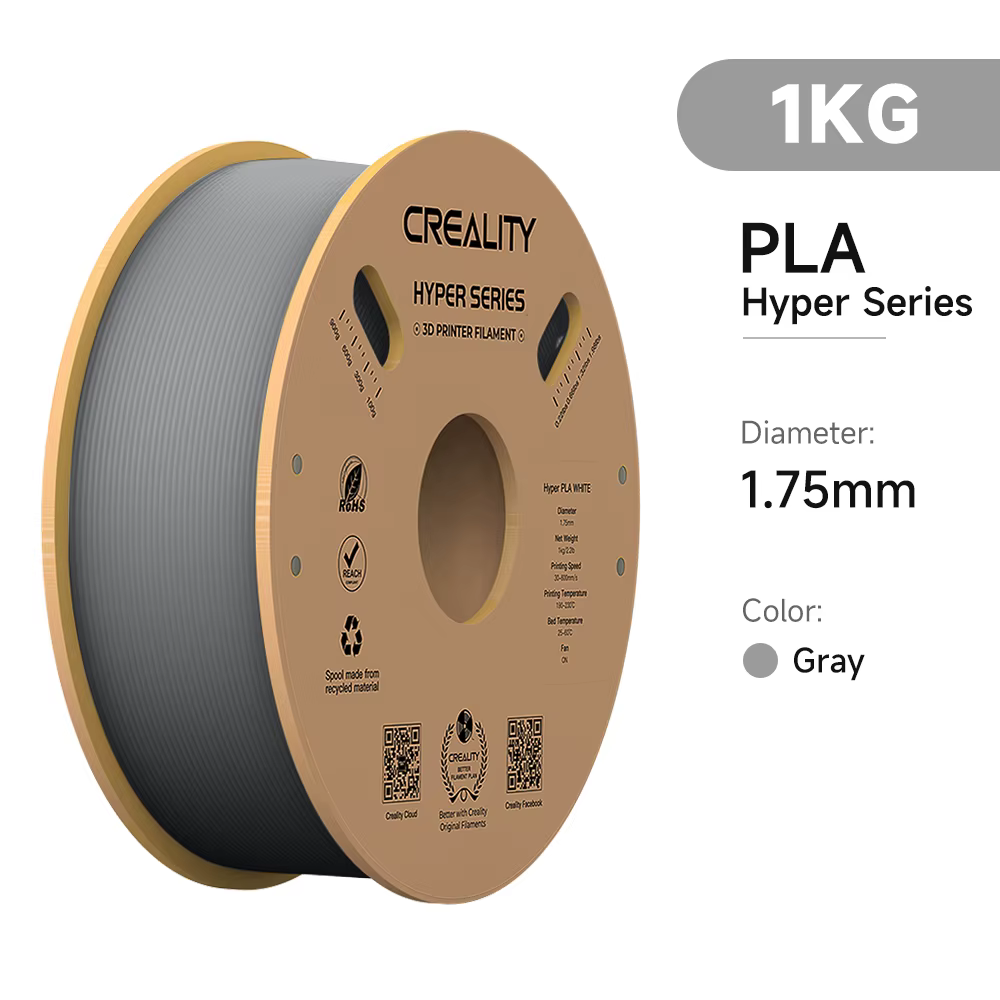 1KG Gray Hyper PLA