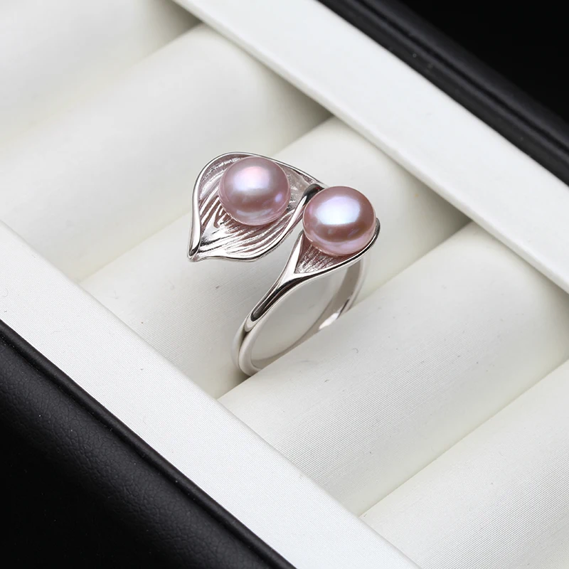 purple pearl ring