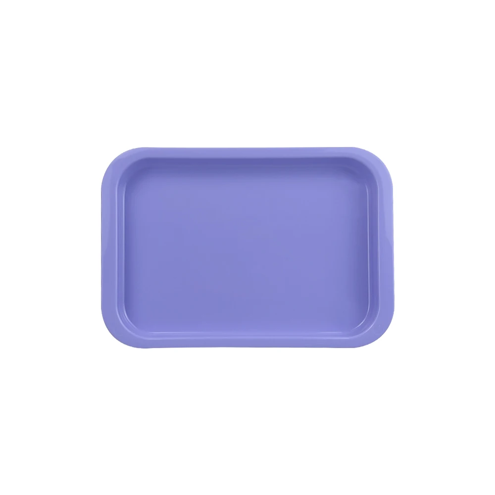 1Pcs Dental Lab Storage Box Colourful Plastic Work Tray Nail Art Equipment Container Dentistry Instruments Tool Organizer Plate