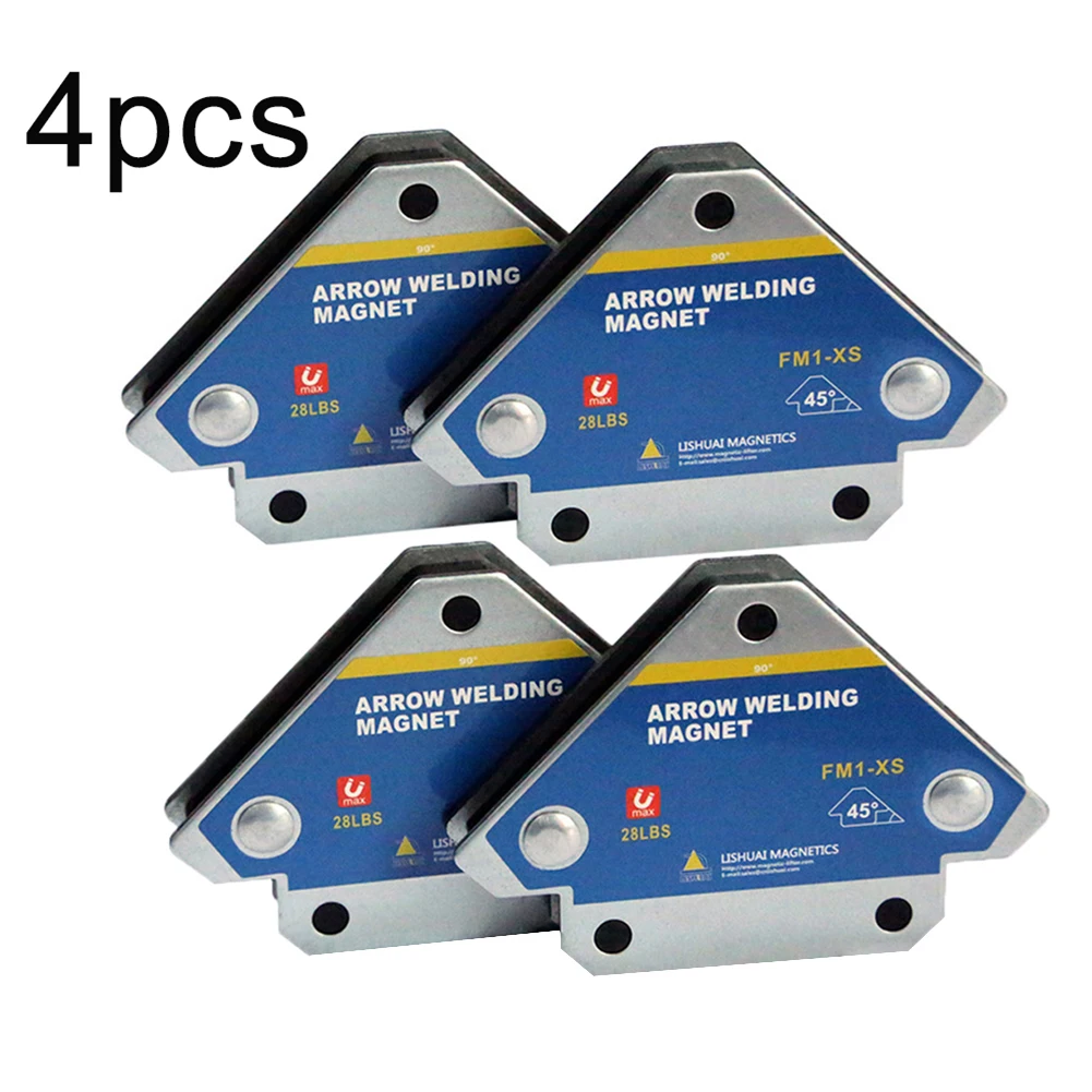 4pcs Magnetic Welding Fixer Holders Angle 45° 90° 135° Multi-angle Magnet Weld Positioner Ferrite Holding Auxiliary Locator Tool