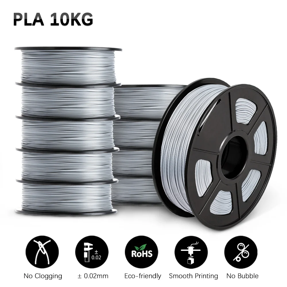 PLA Silver 10 Rolls