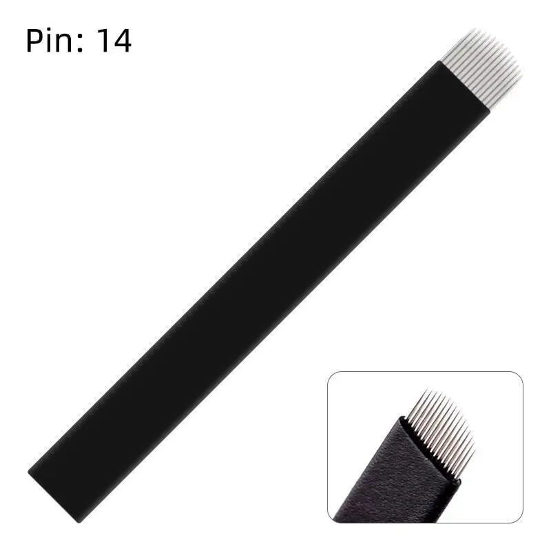 20pcs 0.18mm Tebori Blades Microblading Needles Permanent Makeup Eyebrow Tattoo Microblade Manual Tattoo Pen Supplies