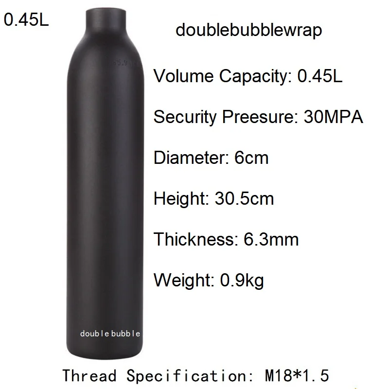 0.45L Aluminum Tank
