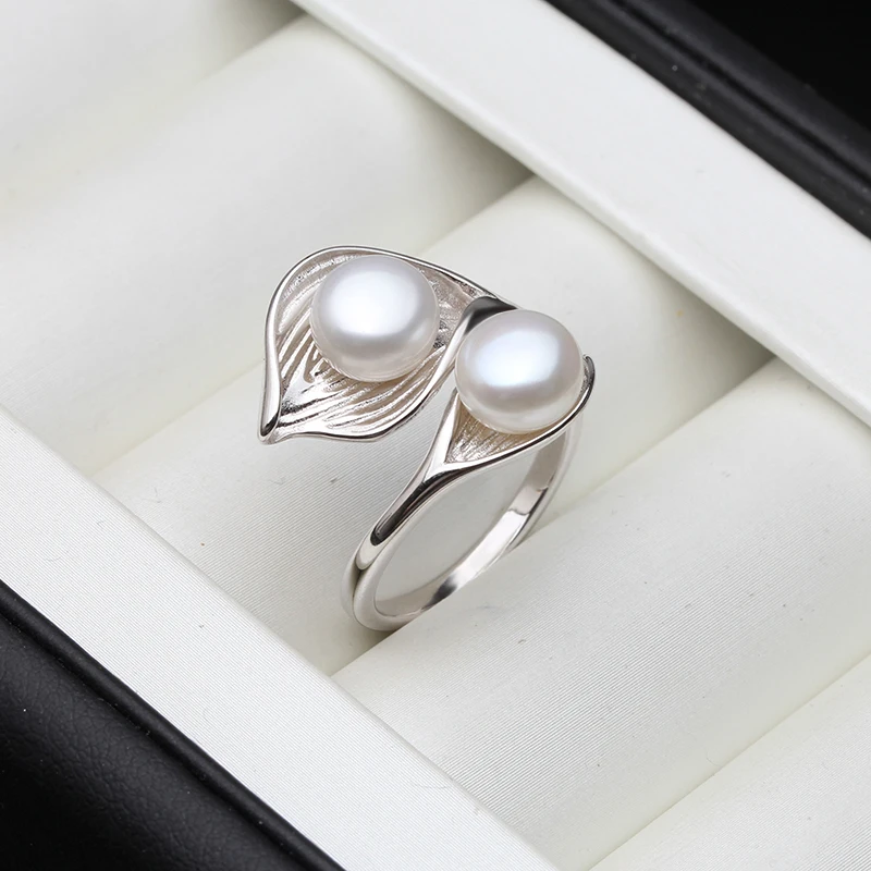white pearl ring