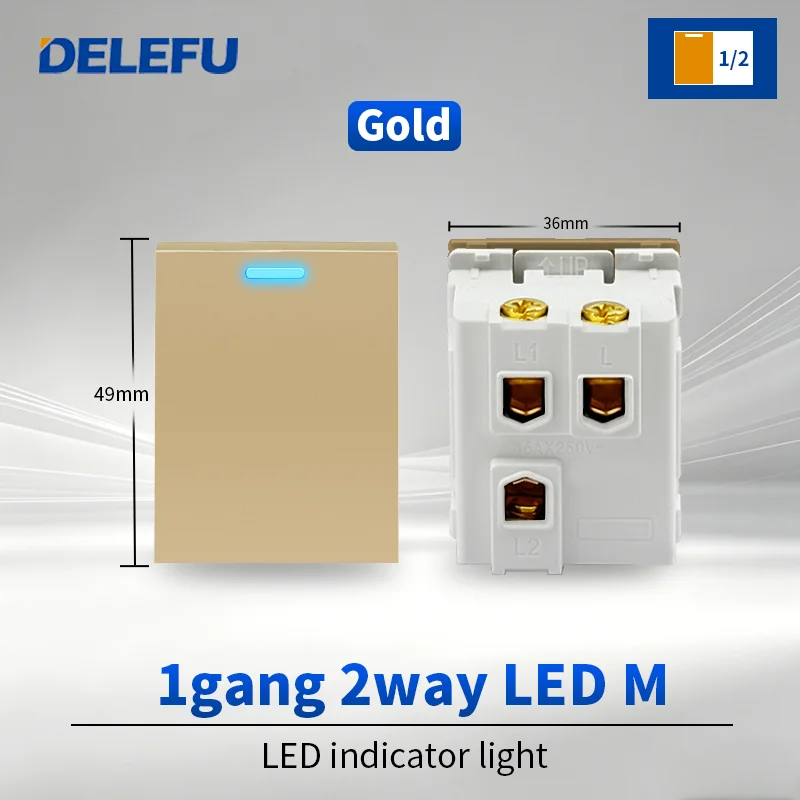 1gang 2way LED M