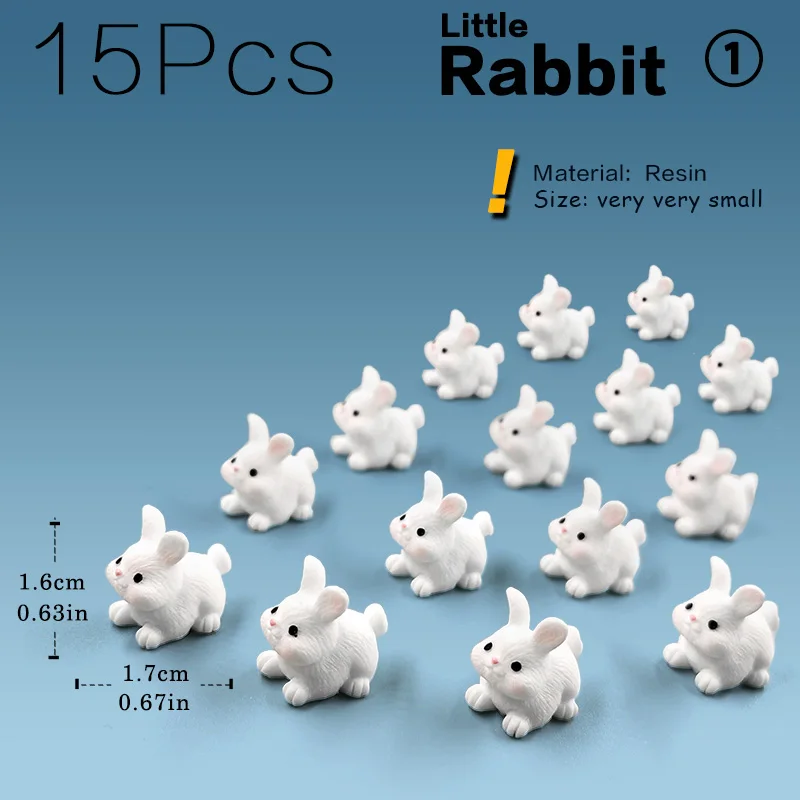 15pcs Rabbits