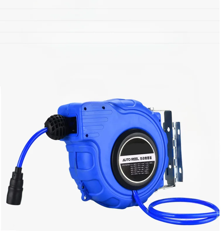 10M 15M 20M Pneumatic Pats Drum Automatic Retractable Pipe Winder PU Clip Pneumatic Tool Pneumatic Recovery Machine Hoses reel