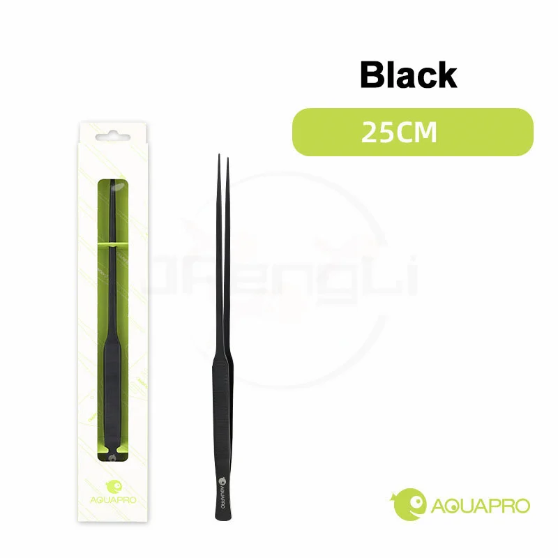straight 25cm black