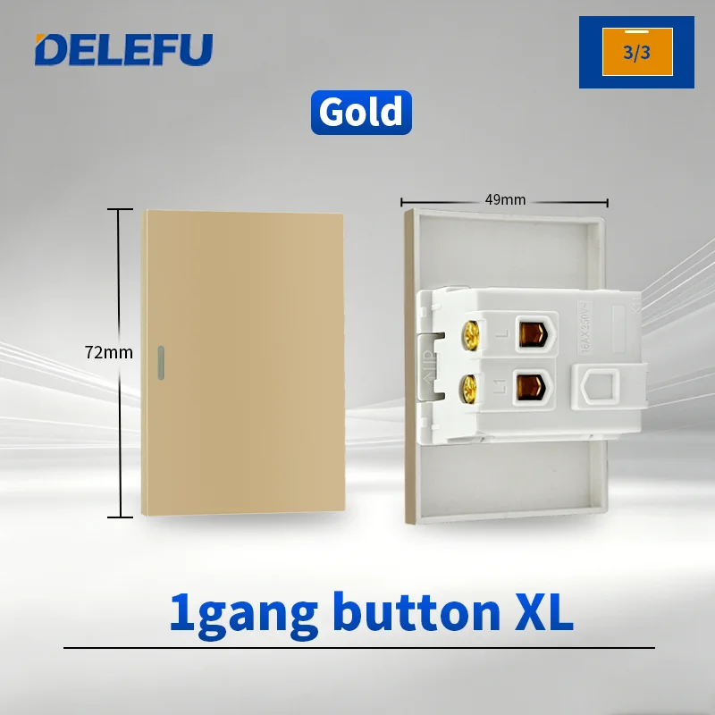 1gang button XL