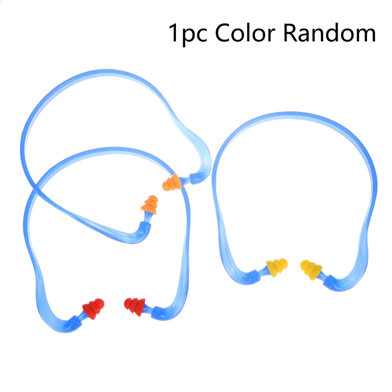 Soft Silicone Head-mounted Earplugs Protector Anti-Noise Earmuff For Water Sports Swimming Sleeping Noise Reduction Ear Plugs