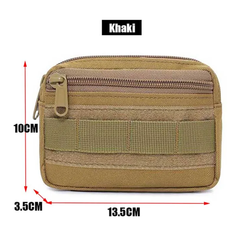 EDC Pack Oxford Waist Bag Men Molle Waist Belt Nylon Hip Pouch Fanny Pack Camping Hunting Bag Purse Backpack Access