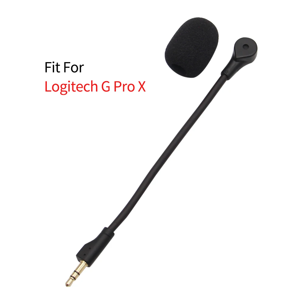 Replacement 3.5mm Microphone for Logitech G Pro X for Steelseries Headphones E-Sports Game Headset Mic for Steelseies Headphones