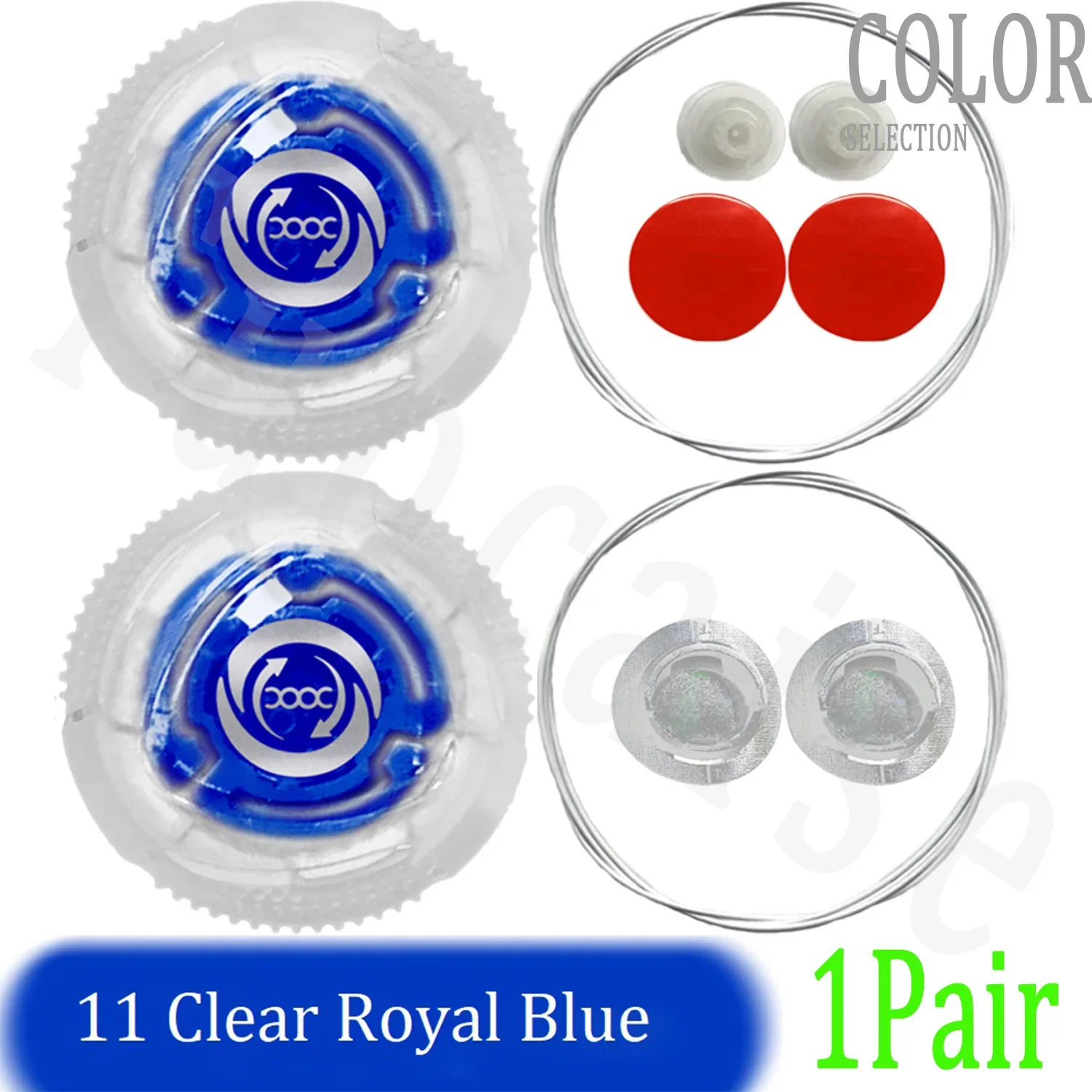 10 Clear Royal Blue