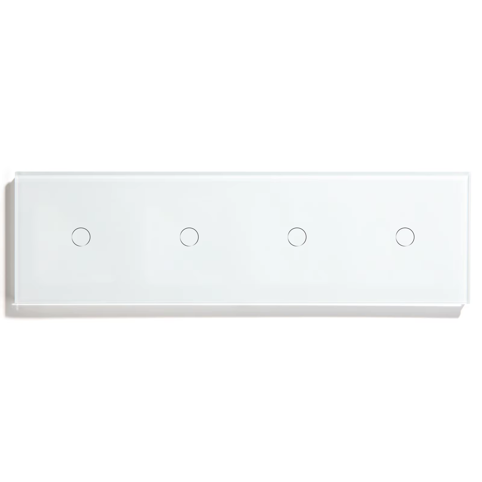 BSEED 1/2Gang Wall Touch Switches 1Way Sensor Light Switch Glass Panel Blue Backlight  EU Standard 299mm