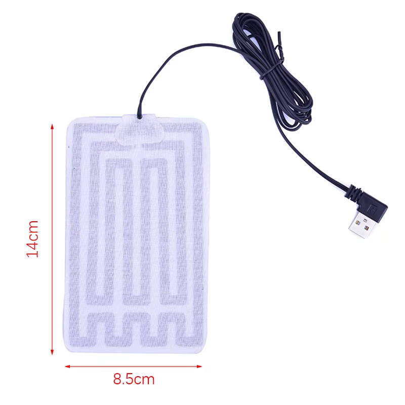 1PCS  Cervical Vertebra Pillow Heating Pad USB Heating Wire Heating Mat 5V Electric Heating Element Non-Woven Film Heater Pad