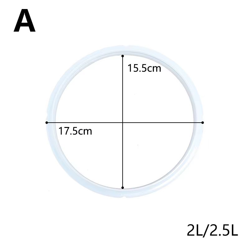 Sealing Ring 16 18 20 22cm Pressure Cookers White Silicone Rubber Gasket Sealing Ring Pressure Cooker Seal Ring Kitchen Tool