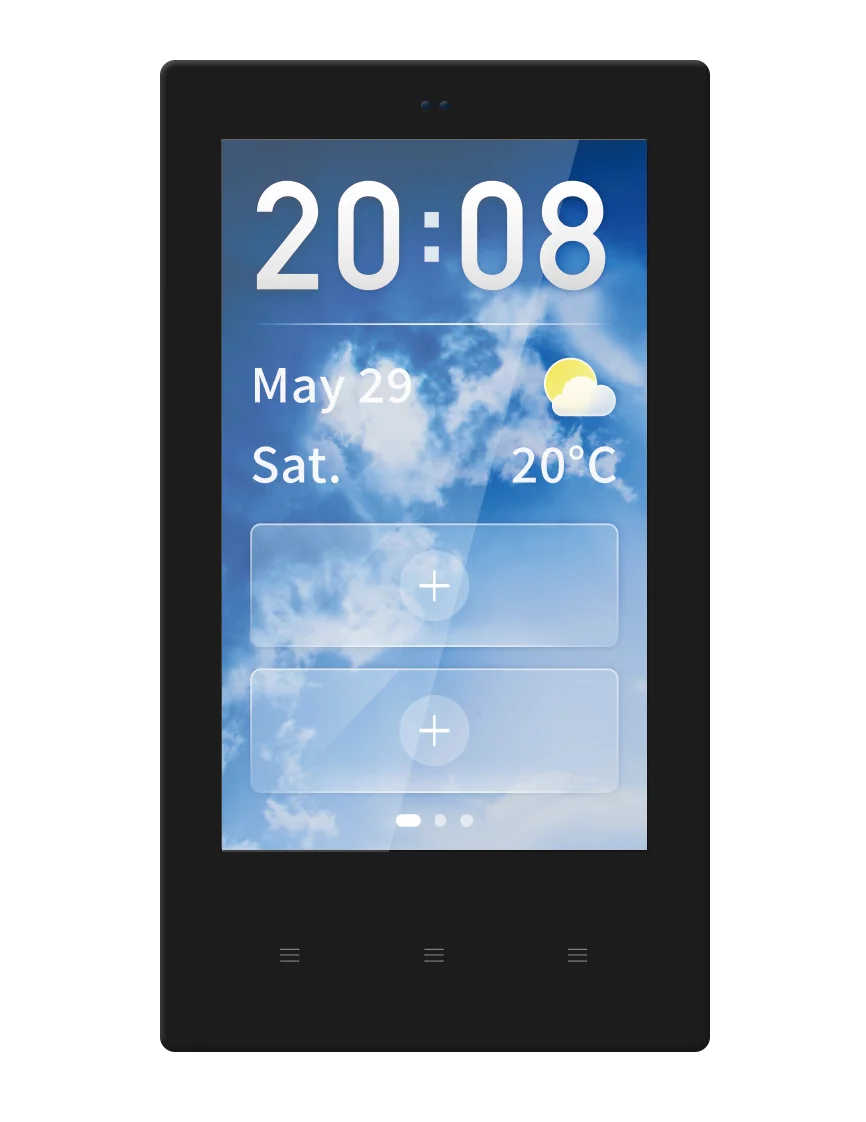 Zemismart US 4 inches Smart Central Control Panel Work with Tuya Wall Mount Multi-Functional Panel Built in Wireless Zigbee Hub