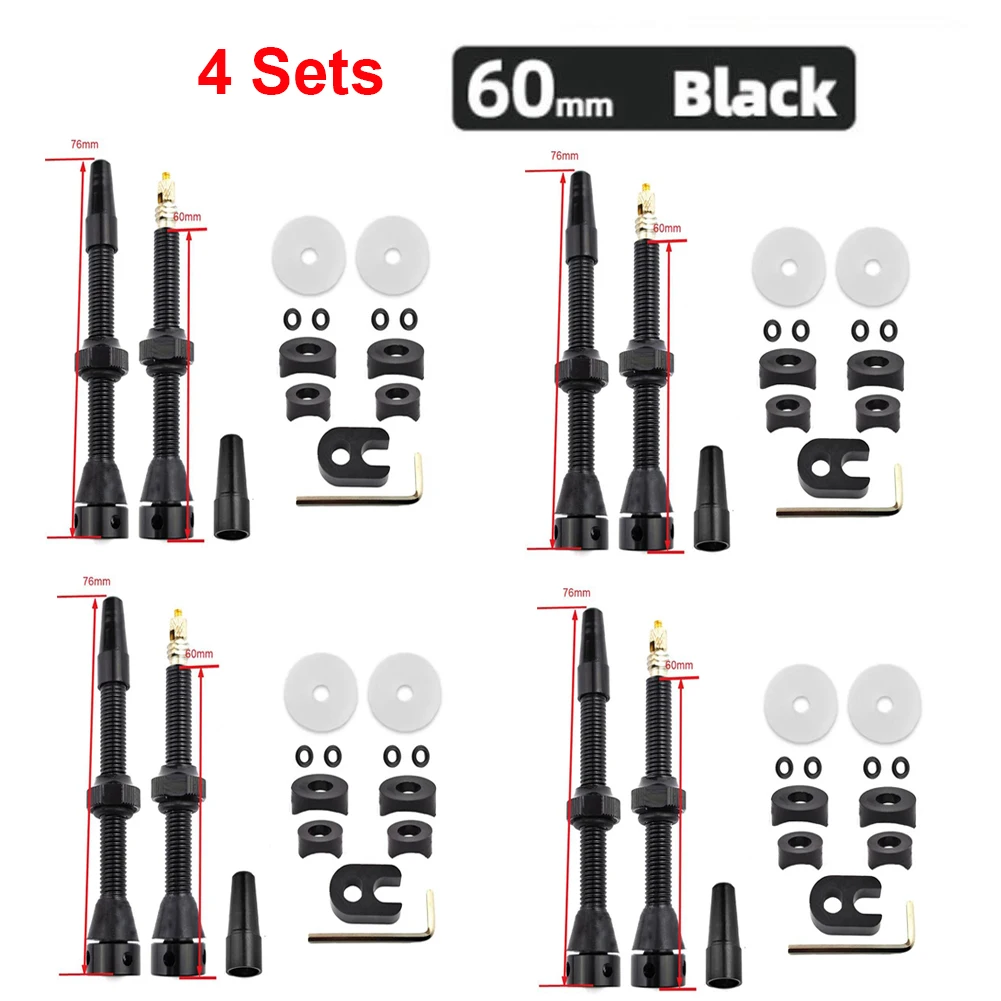 60mm Black 4sets
