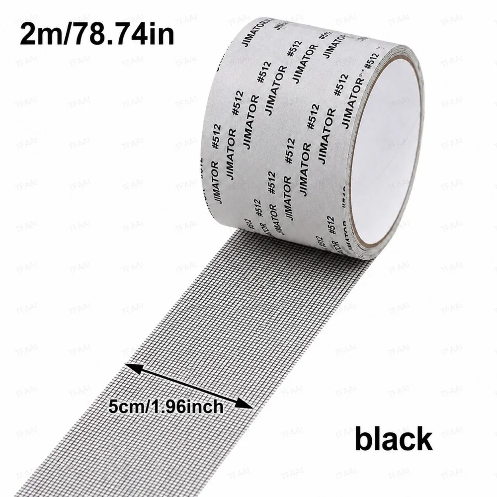5cmx2m black